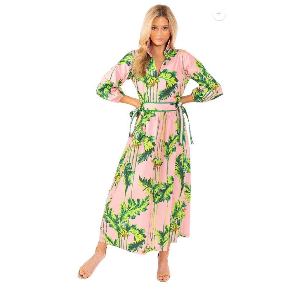 House of MBR Pink Regency© Birdie Long Maxi Dress NWT XL